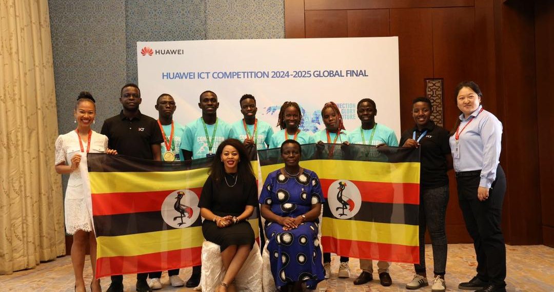 Ugandan students Huawei ICT 2025