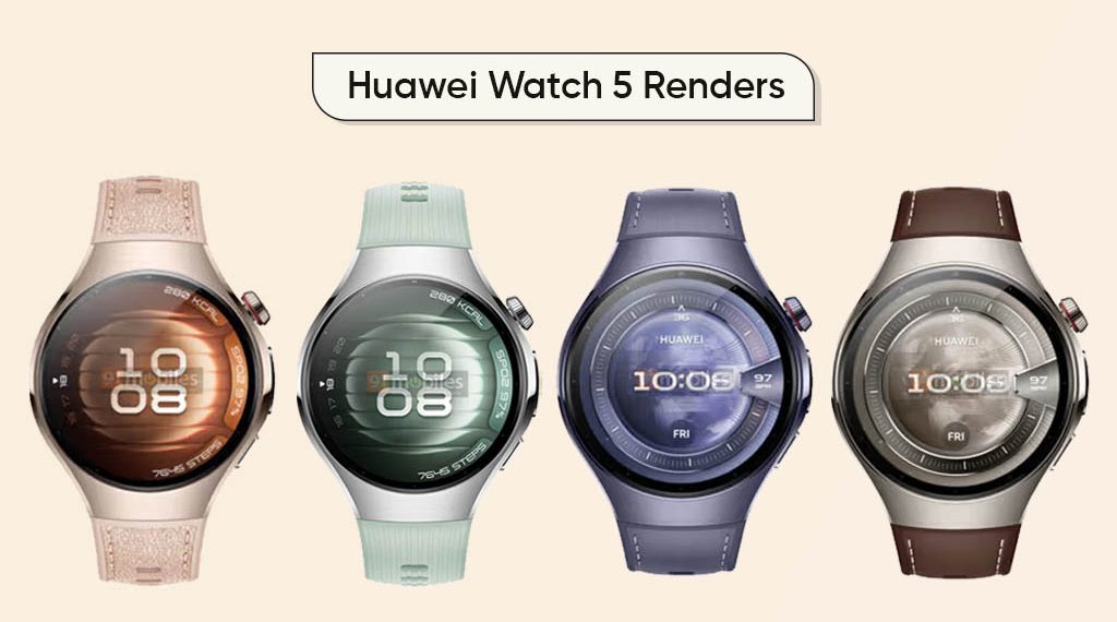Leaked Poster Reveals New Huawei Watch 5 Color Schemes